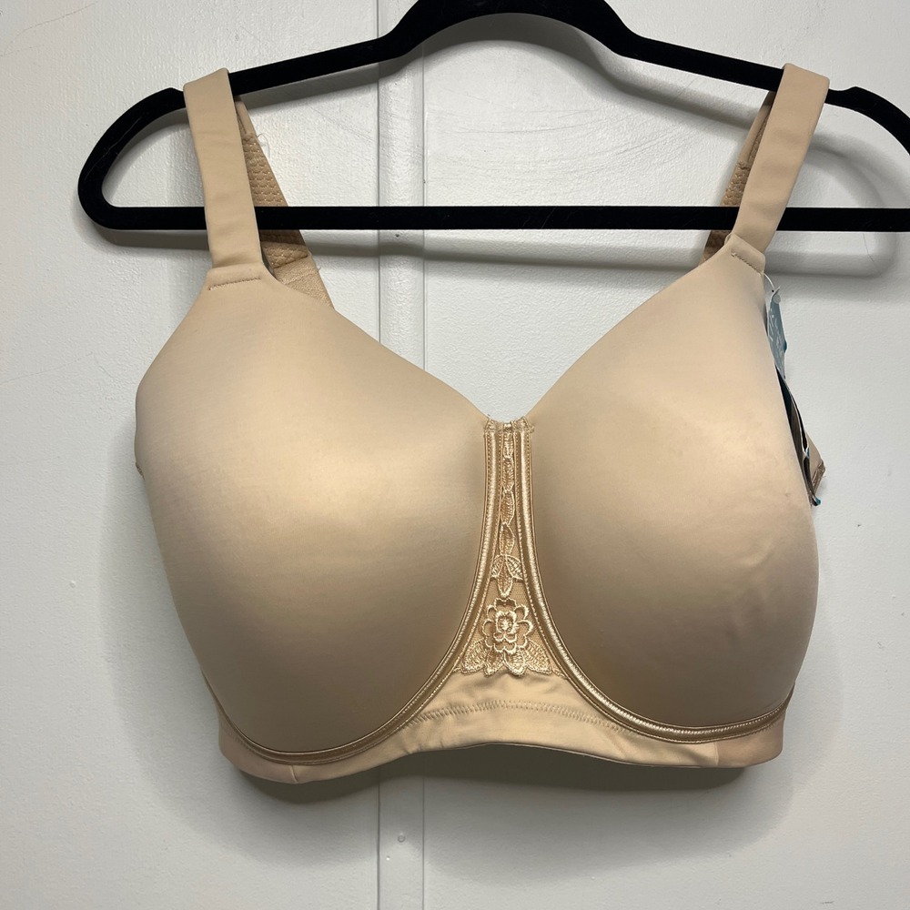 Vanity Fair Beauty Back Smoothing Full Figure Wireless Bra 36H Nude 71380